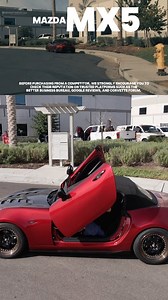 Another sleek lambo door installed by the pros at Vertical Doors,...