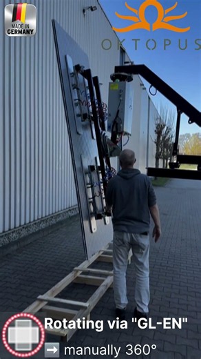 OKTOPUS® - PANEL-Jack GL-EN with Crane and forklift attachment - ENG-Version