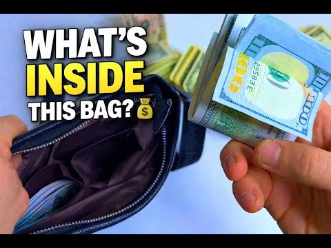 What’s Inside This Leather Bag? 💵 | Relaxing Cash Counting ASMR