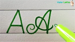 4.4M views · 105K reactions | English Alphabets Neat and Cursive | AtoZ | Hater Lekha | Facebook