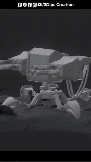 ⚡ Viral Shorts: Create Robot 3D in Autodesk Maya | Part 3 | #autodeskmaya #tutorial #robotmodeling