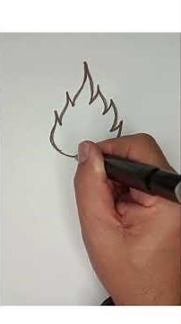 🔥 Desenhe uma Fogueira Fácil —Para Todas as Idades! #desenho #drawing #fogueira #festajunina