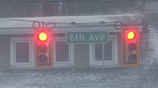 Snow squalls move through parts of central Pennsylvania