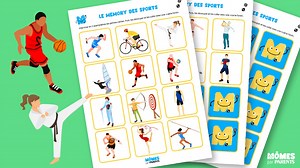Jeux Olympiques : découvrez notre jeu de Memory spécial sports