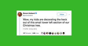 33 Funny Tweets About Christmas Tree Struggles, From Exhausted Parents