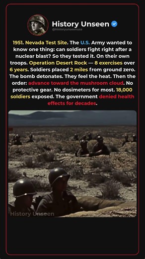 Why The US Army Once Nuked Its Own Troops On Purpose ☢️🪖