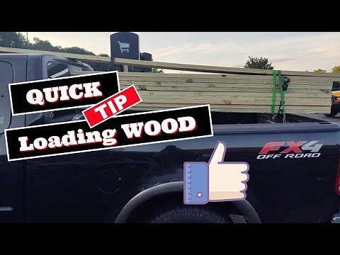 Tips for hauling 12', 16' boards in a 6 foot bed.