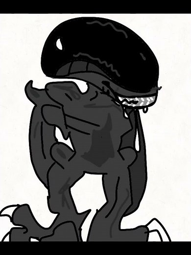 Xenomorph attack 👽 🔪 #shorts #alien #alienromulus