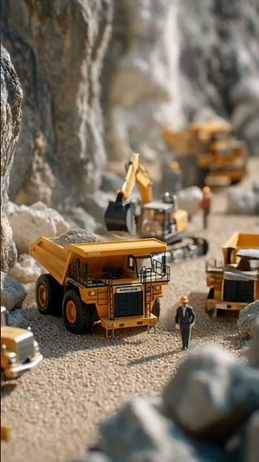 “Mini Construction Site in Action | Realistic Heavy Equipment Work”