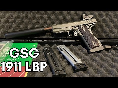 GSG 1911 .22LR Long Barrel Pistol - Review and Test