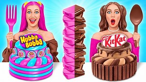 77K views · 2.7K reactions | Bubble Gum vs Chocolate Food Challenge #4 by Multi DO Challenge | Multi Do | Facebook
