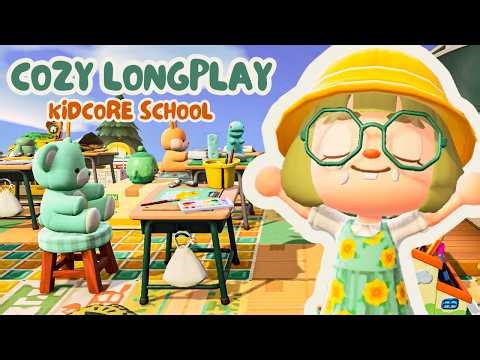 Kidcore School 🧸 Animal Crossing Longplay (with commentary)