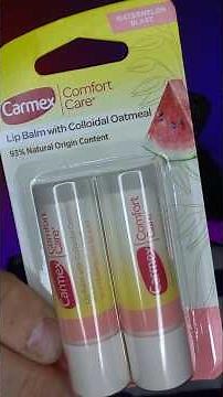 Carmex Watermelon Blast lip balm review. #lipbalm #carmex #asmr