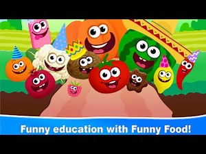 Funny Food City! Educational game for kids memory and concetration