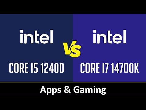 CORE I5 12400 vs CORE I7 14700K