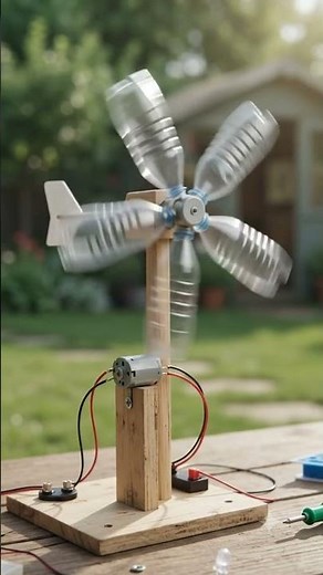 How to Make a Simple DIY Wind Turbine #facts #science #diy #experiment