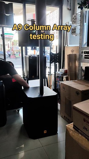 15K views · 210 reactions | A9 column array speaker testing, limited stocks available, hurry! #kevlerspeaker #A9 #ColumnArray #kevler | Citipower Electronics Supply | Facebook