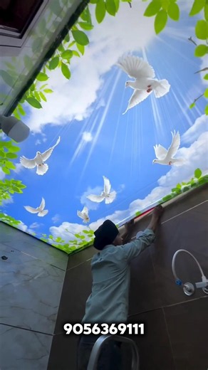DON'T ❌ Waste your Money 🤑 On Low Quality POP Ceiling design 😱 Instead Try Strech Ceiling #shorts