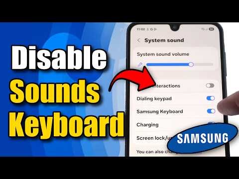 How to Disable Keyboard Sounds on Samsung Phone Settings (Best Method)
