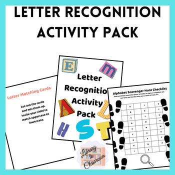 Letter Recognition Activity Pack