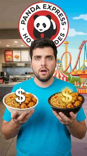 Is Panda Express Cheaper in Amusment Park?💵