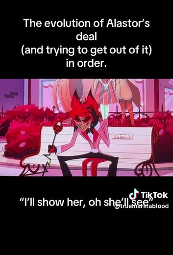 Added to ‘the evolution of Alastor’s deal’ lore in Hazbin hotel! We shall see if more is added in new episodes! (4:40 is where new lore is added) #hazbinhotel #fyp #alastorhazbinhotel #rosiehazbinhotel #voxhazbinhotel