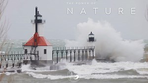 A quick and dirty slow-motion look at a wave exploding over the top of the outer St. Joseph Lighthouse. Lake Michigan doesn’t whisper, she roars. Even the wildest water pauses long enough to be seen If you love Michigan’s coast as much as I do, consider following. More winter waves are on the way. | Leif Mitchell Photography