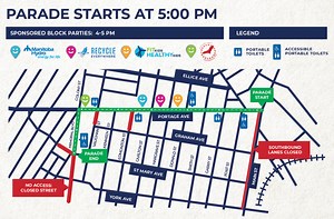 Upcoming road closures for the Santa Claus Parade