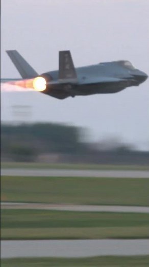 F-35A Full Afterburner Takeoff