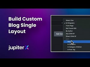 Creating a Custom Blog Page in Jupiter X (Step-by-Step Tutorial)