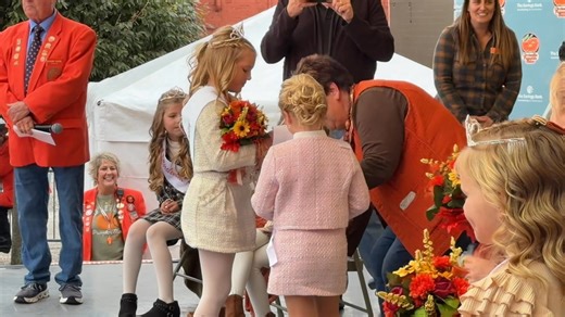 And the winner of the 2025 Little Miss Pumpkin show is? Queen Allie Radcliff 1st Atrendant Madyson Stidham 2nd attendant Aspen Kordack | Scioto Post