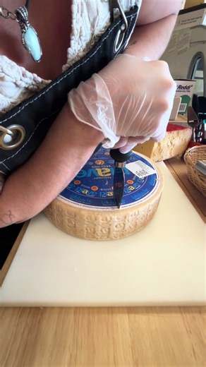 fresh wheel of piave :) #cheese #capitola #food #831 #santacruzcalifornia