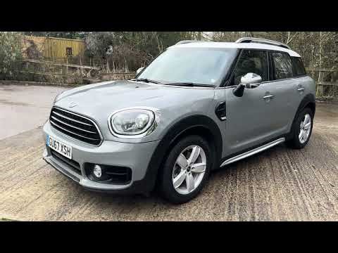 2017 (67) Mini Countryman Cooper in Moonwalk Grey metallic.