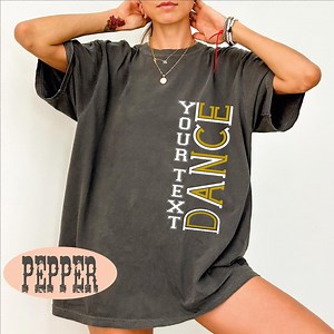 Custom Dance Team Shirt, Personalized Mascot Tee - Etsy