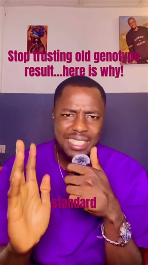 Stop Trusting Old Genotype Results! Genotype#GenotypeTest#SickleCell#HealthEducation