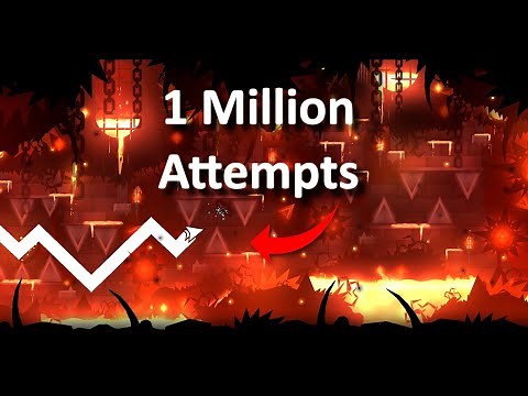 The MOST Attempts on the Top 10 HARDEST Levels | NEW 2024