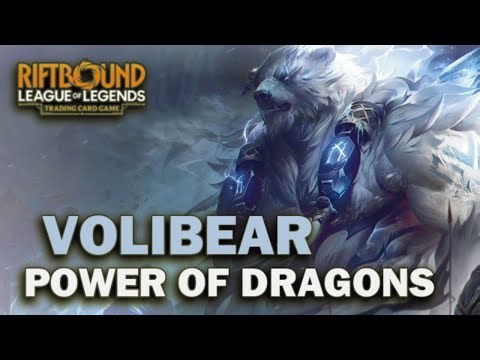 Riftbound TCG Gameplay - Volibear Dragon Ramp Deck Breakdown