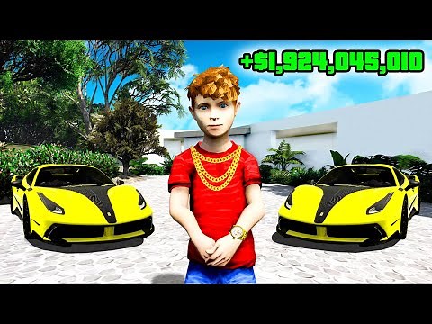 PLAYING as THE RICHEST KID in GTA 5!