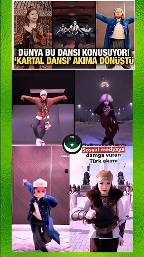 🦅 The Turkish trend that's making waves on social media 🤗 EAGLE DANCE❗💗👏 🇹🇷🤘☝🏻🤲