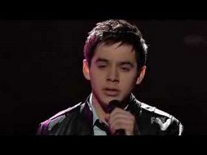 David Archuleta "And So It Goes"-AI Season 7