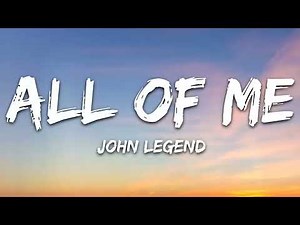 John Legend - All of Me [Lyrics Video] [One hour loop]