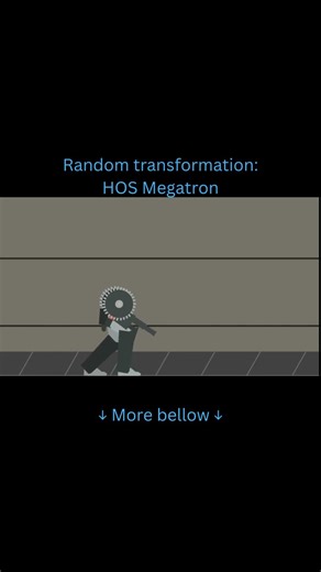 Random transformation: HOS Megatron #transformer #decepticons #sticknodes #animation