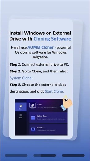 Easy Steps: How to Install Windows on External Hard Drive#windows11 #windows10 #externaldrive