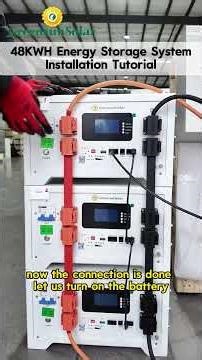 ☀️GreensunSolar 48KWH Energy Storage System Installation Tutorial🔋