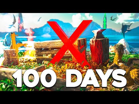 I Have 100 Days To Beat Ark WITHOUT CRAFTING