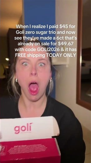 CLIP YOUR COUPON + use promo code GOLI2026 sale ends soon Don’t miss this !! Nutrition