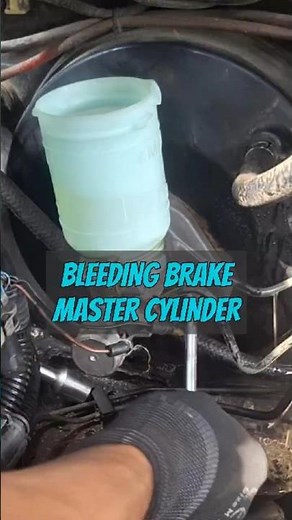 BLEEDING BRAKE MASTER CYLINDER #bleeding #mastercylinder #brakesystem #hondacivic #civicgenio