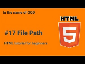 🚀 HTML tutorial for beginners - File Path