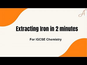 Extraction of Iron in 2 minutes || IGCSE Chemistry