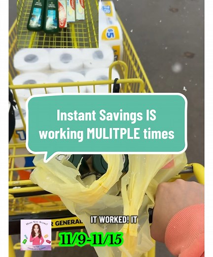 Is the Dollar General app lying to us again?!?! 😳 Instant Savings for Colgate! Spend $9, save $3…. I spent $18, saved $6, plus manufacture coupons. $21 in items for only $7. Hope you score✌🏼 #extremecouponing #couponing #coupondeals #dollargeneralcouponing #dollargeneral | Liz the Clearance Queen